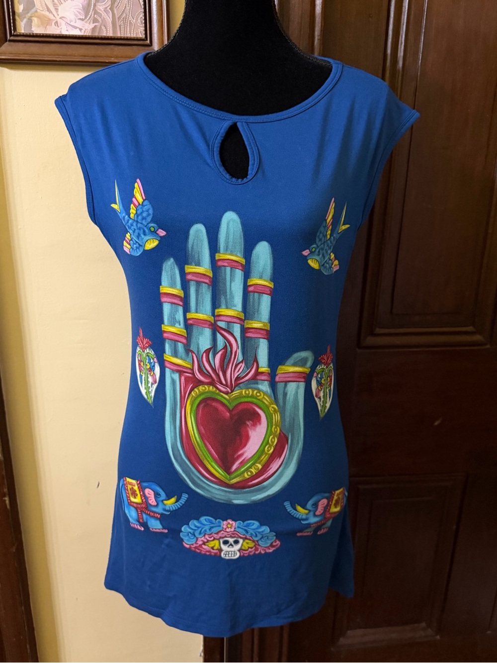 Ay Guey print top